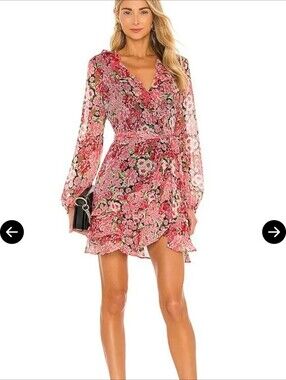 bardot lani floral mini dress BARDOT Women's Lani Floral Mini Dress, Red Dit Fl, 6 at Amazon Women's Clothing store